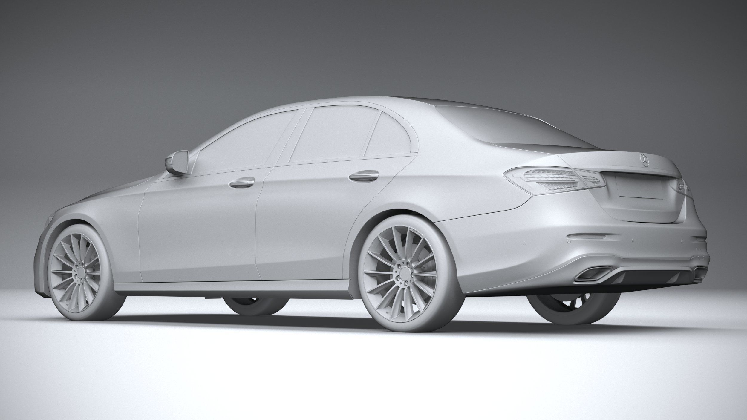 Mercedes E-Class Sedan AMG line 2021 3D model_21