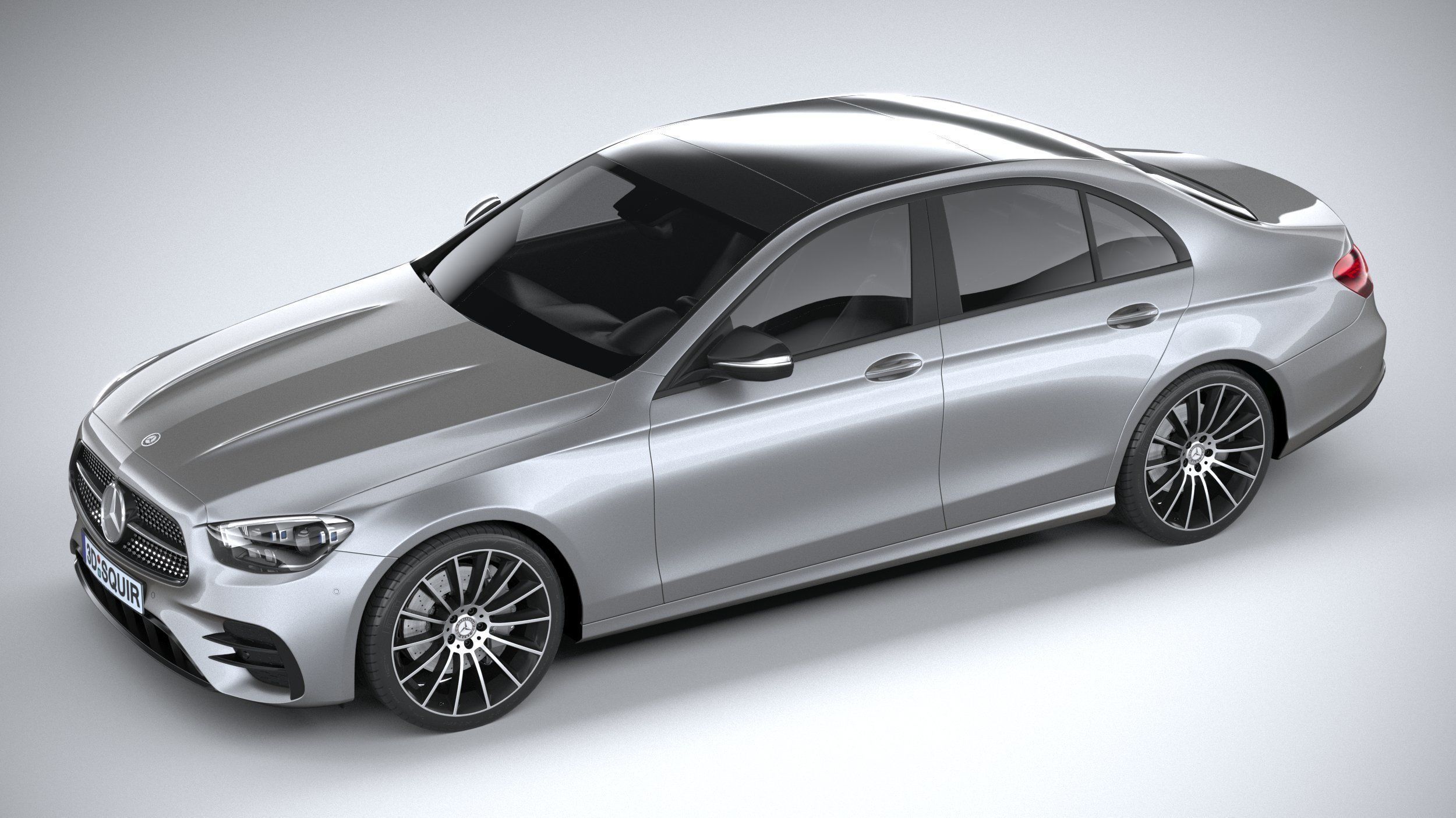 Mercedes E-Class Sedan AMG line 2021 3D model_7