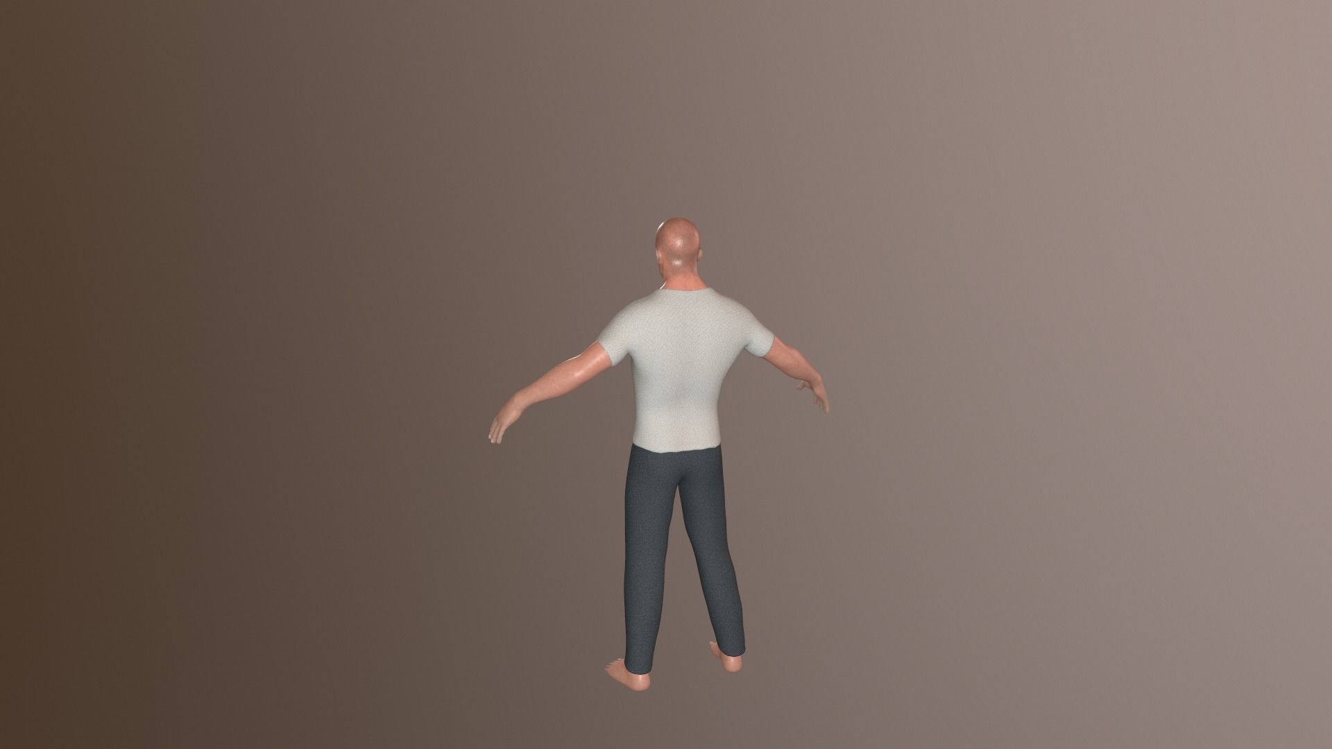 Man character Patryk Low-poly 3D model_1