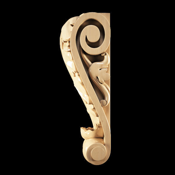 Classical style bracket model 3D model_7