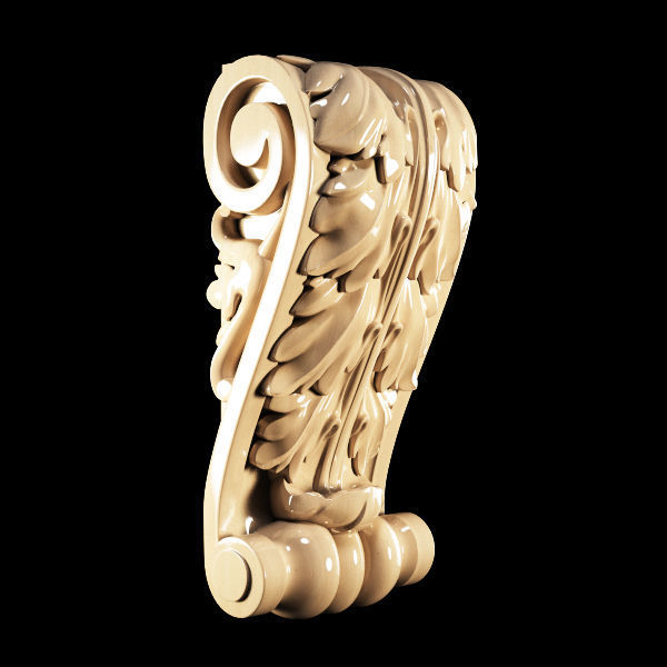 Classical style bracket model 3D model_2