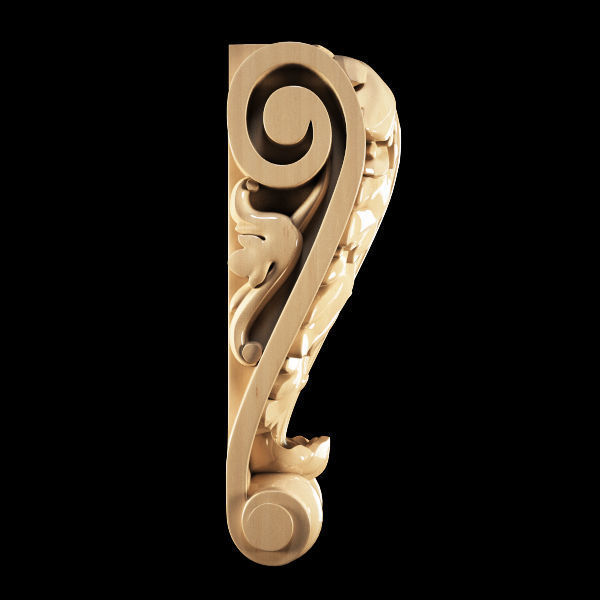 Classical style bracket model 3D model_1