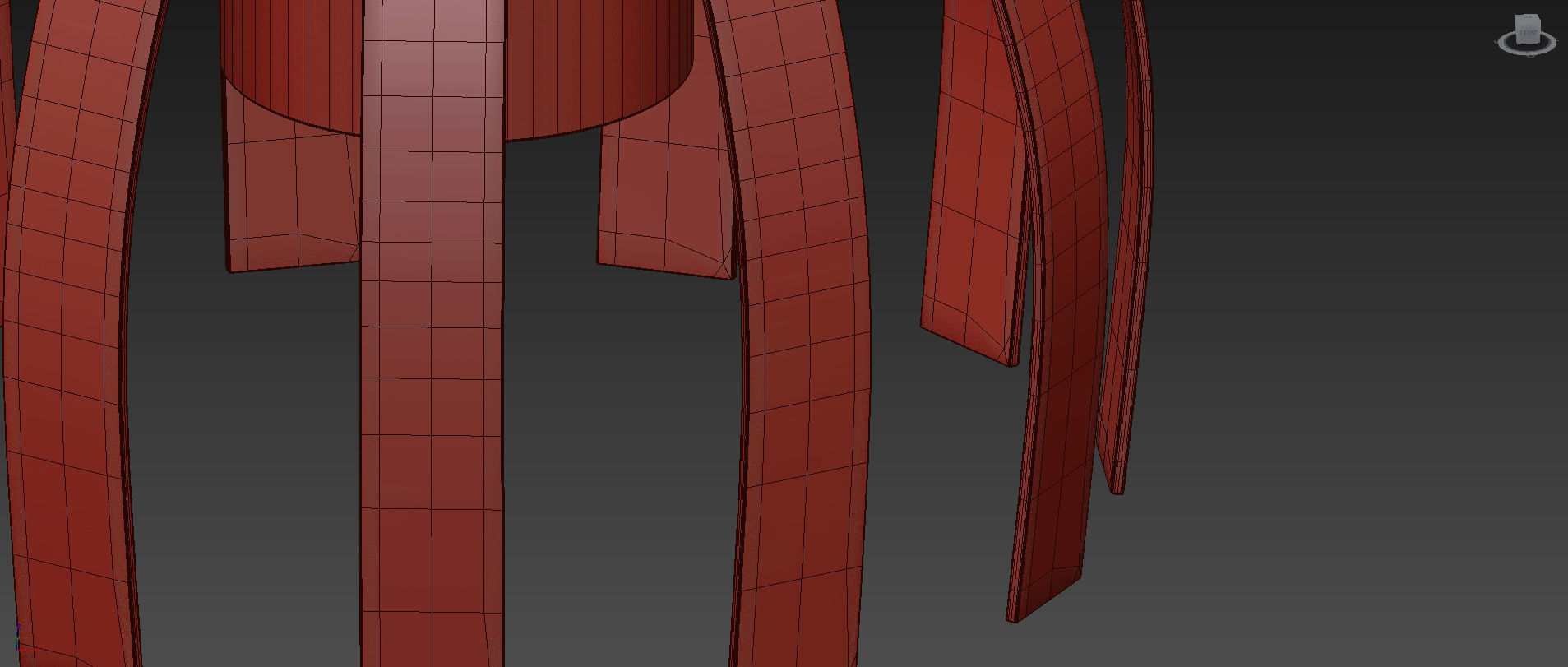 RIPADO CURVED PENDANT By Lightology Collection 3D model_7