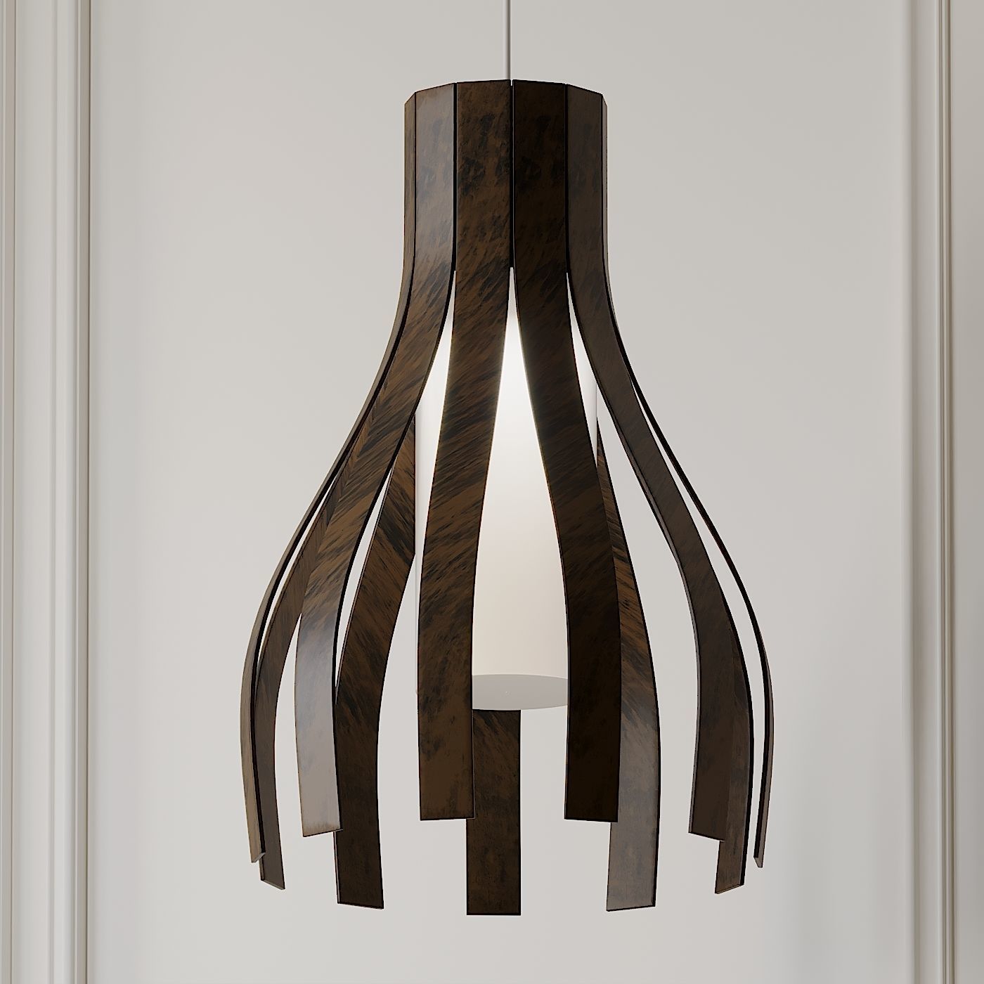 RIPADO CURVED PENDANT By Lightology Collection 3D model_1