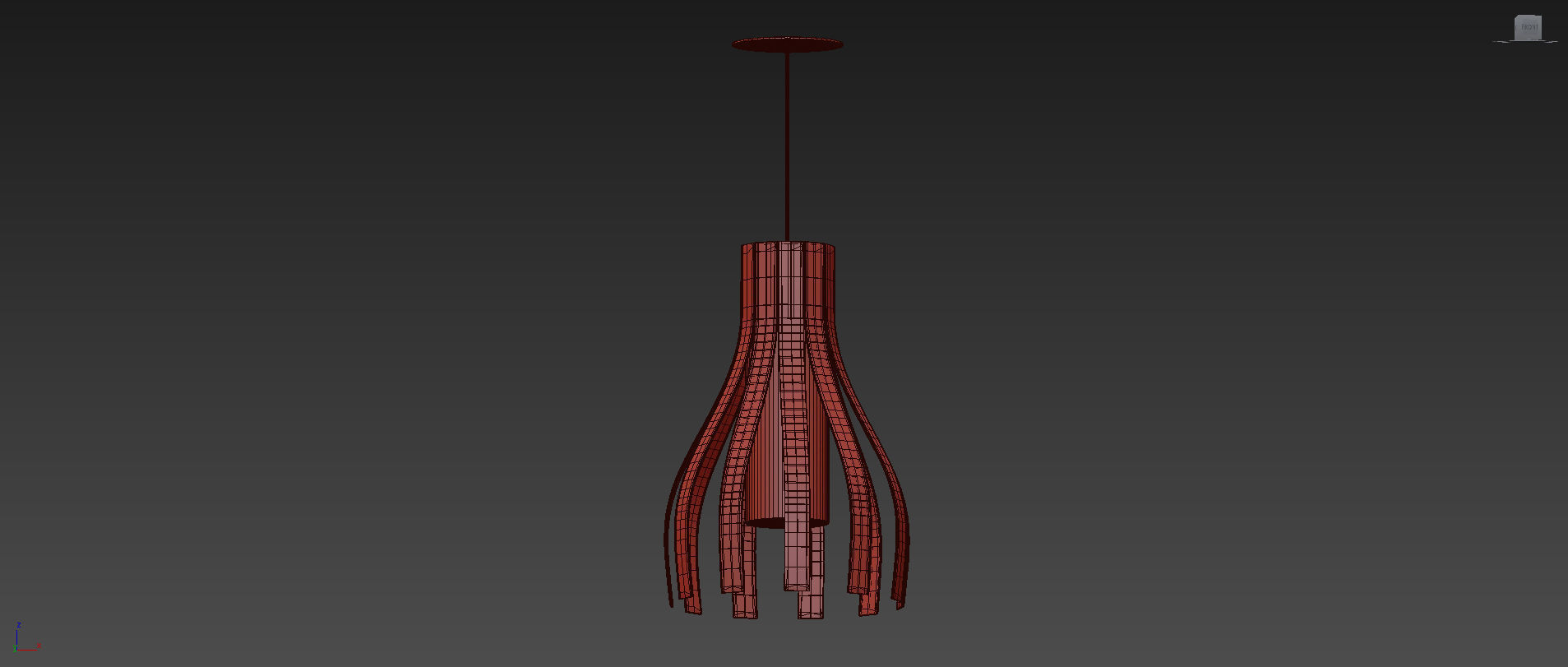 RIPADO CURVED PENDANT By Lightology Collection 3D model_4