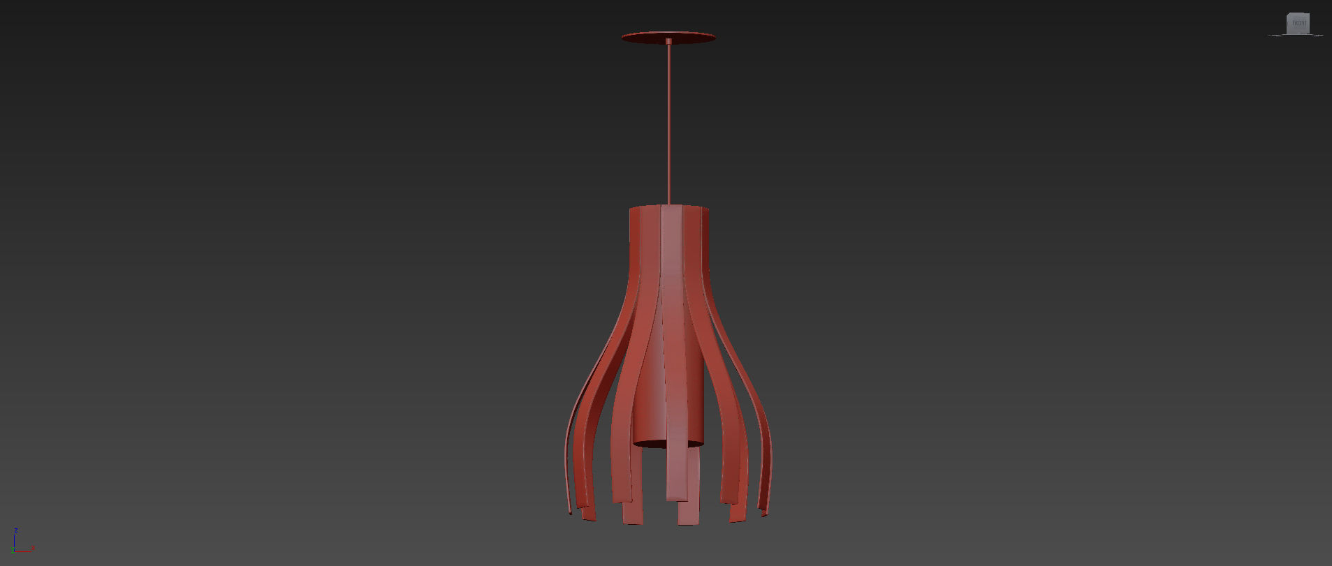 RIPADO CURVED PENDANT By Lightology Collection 3D model_6
