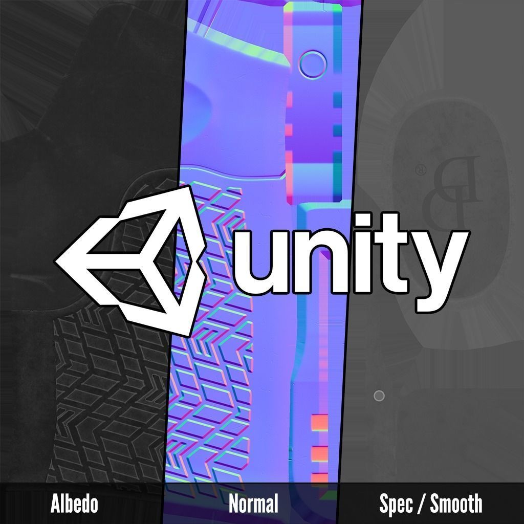 Daniel Defense AR15 Pistol Grip Low-poly 3D model_29