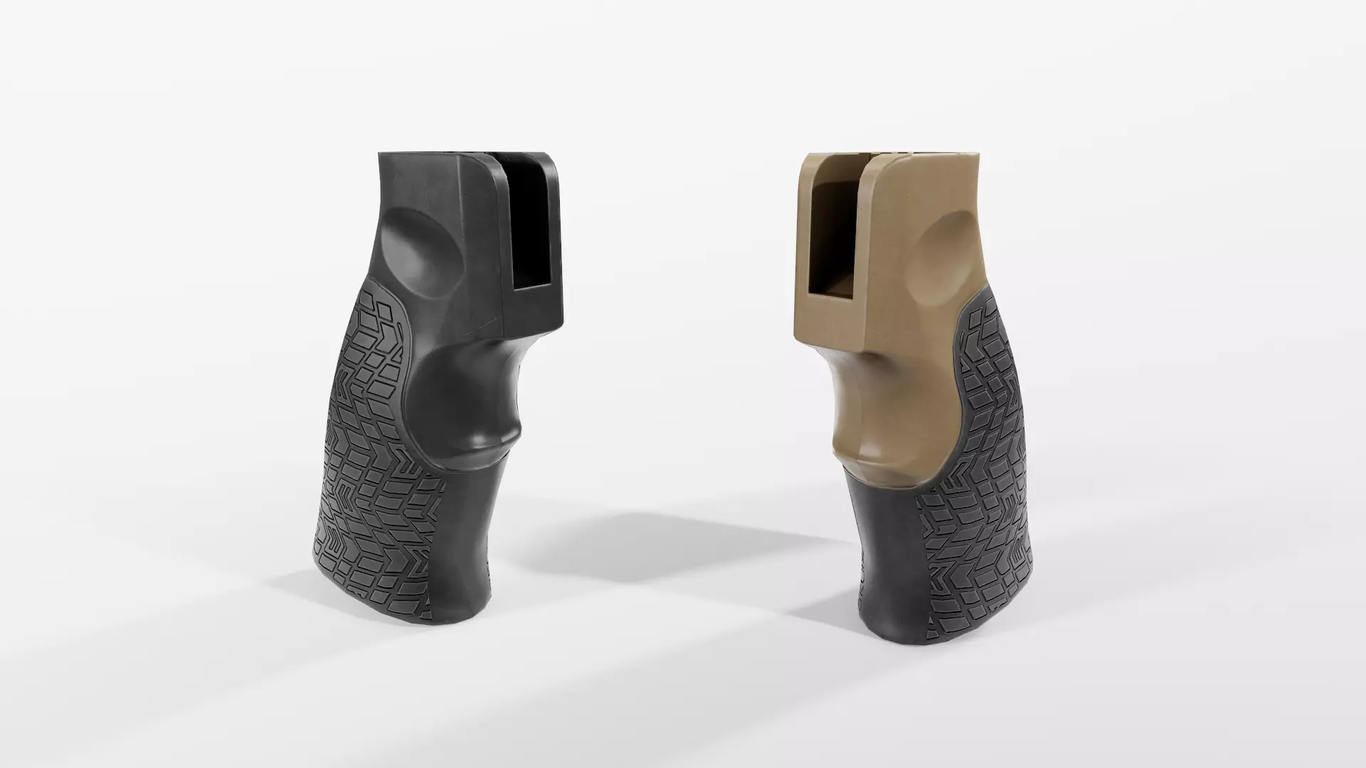 Daniel Defense AR15 Pistol Grip Low-poly 3D model_0