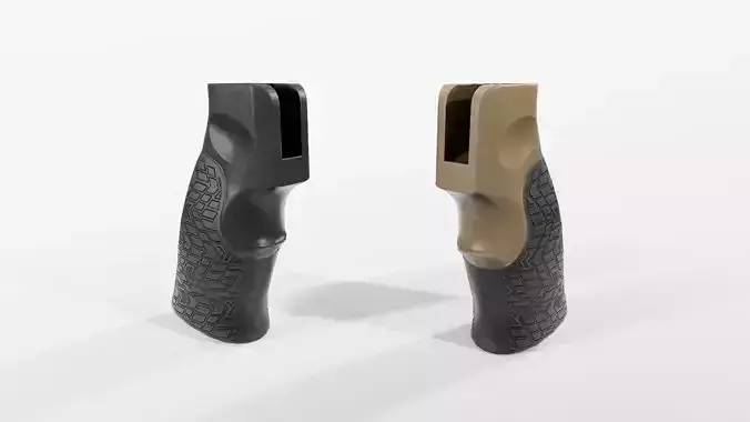 Daniel Defense AR15 Pistol Grip Low-poly 3D model
