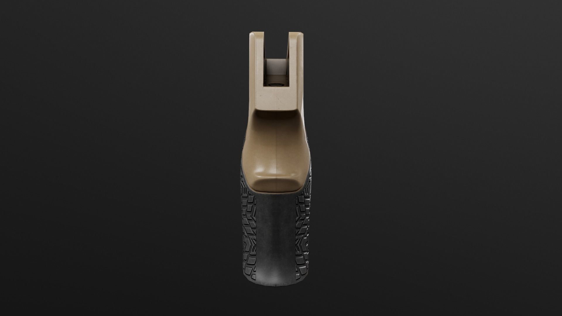 Daniel Defense AR15 Pistol Grip Low-poly 3D model_9