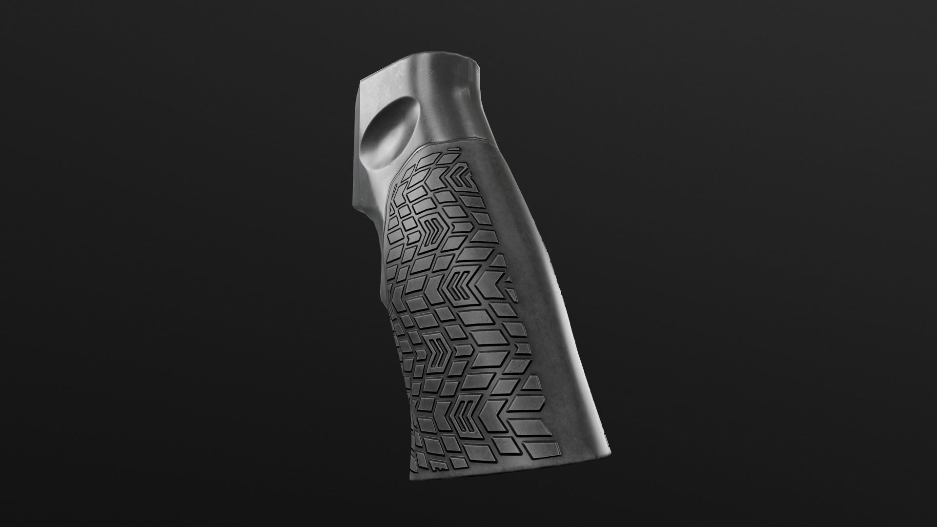 Daniel Defense AR15 Pistol Grip Low-poly 3D model_14