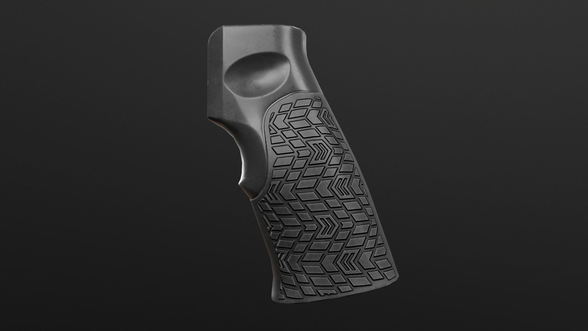 Daniel Defense AR15 Pistol Grip Low-poly 3D model_12