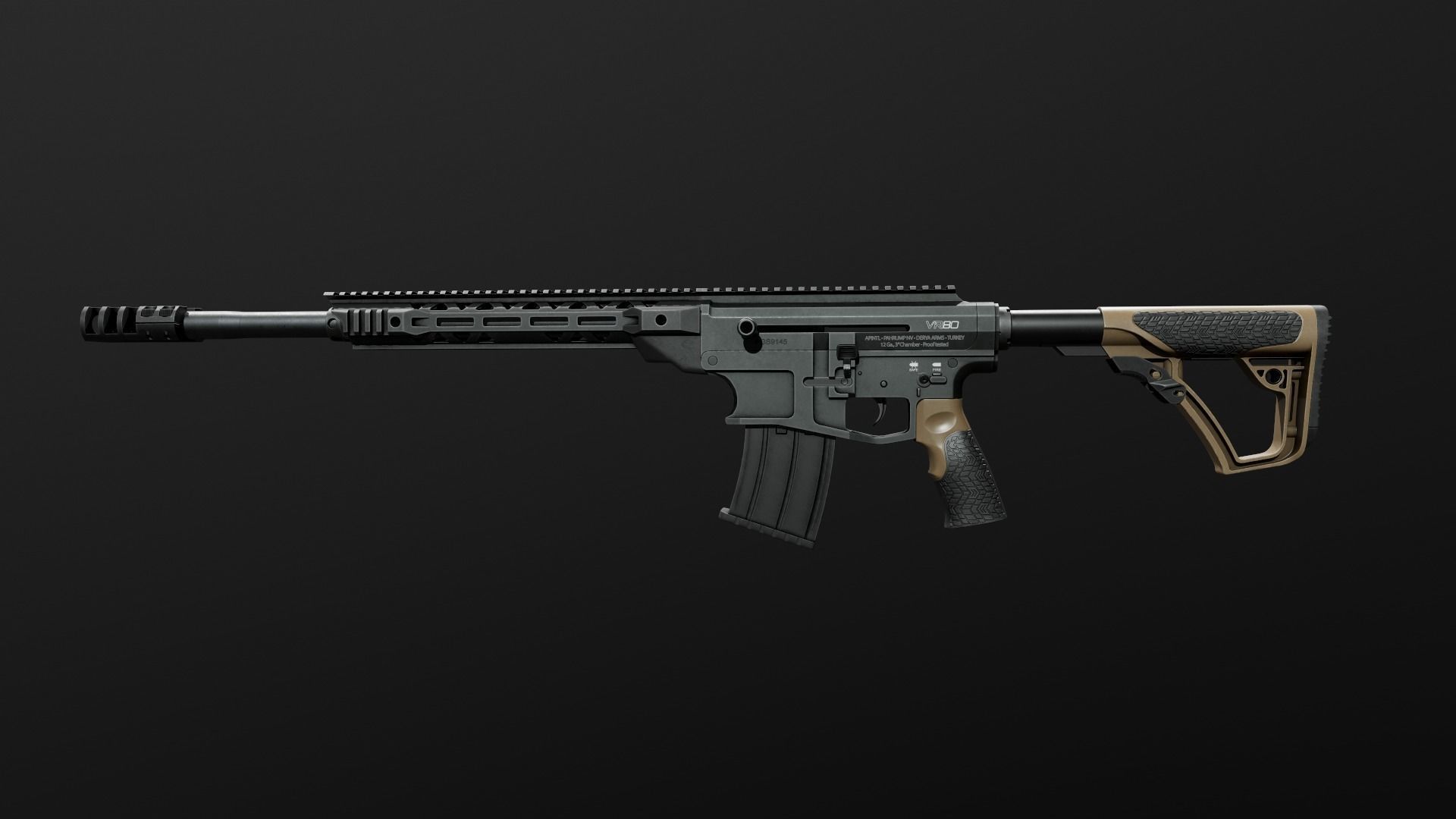 Daniel Defense AR15 Pistol Grip Low-poly 3D model_27