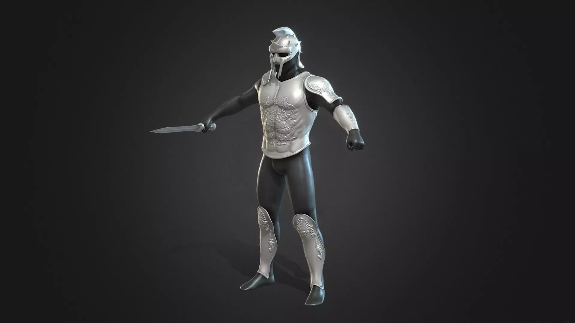 Gladiator Armor 3D Print 3D print model_0