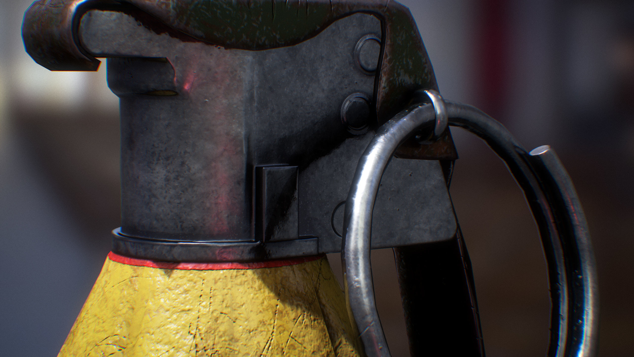 MK-2 Granade Low-poly 3D model_2