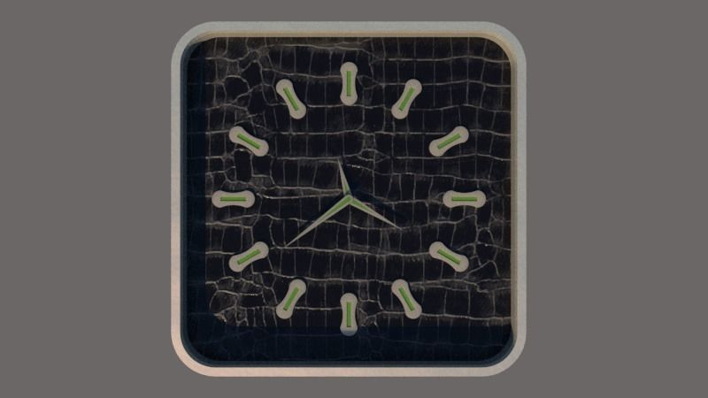 Simple clock 3D model_1