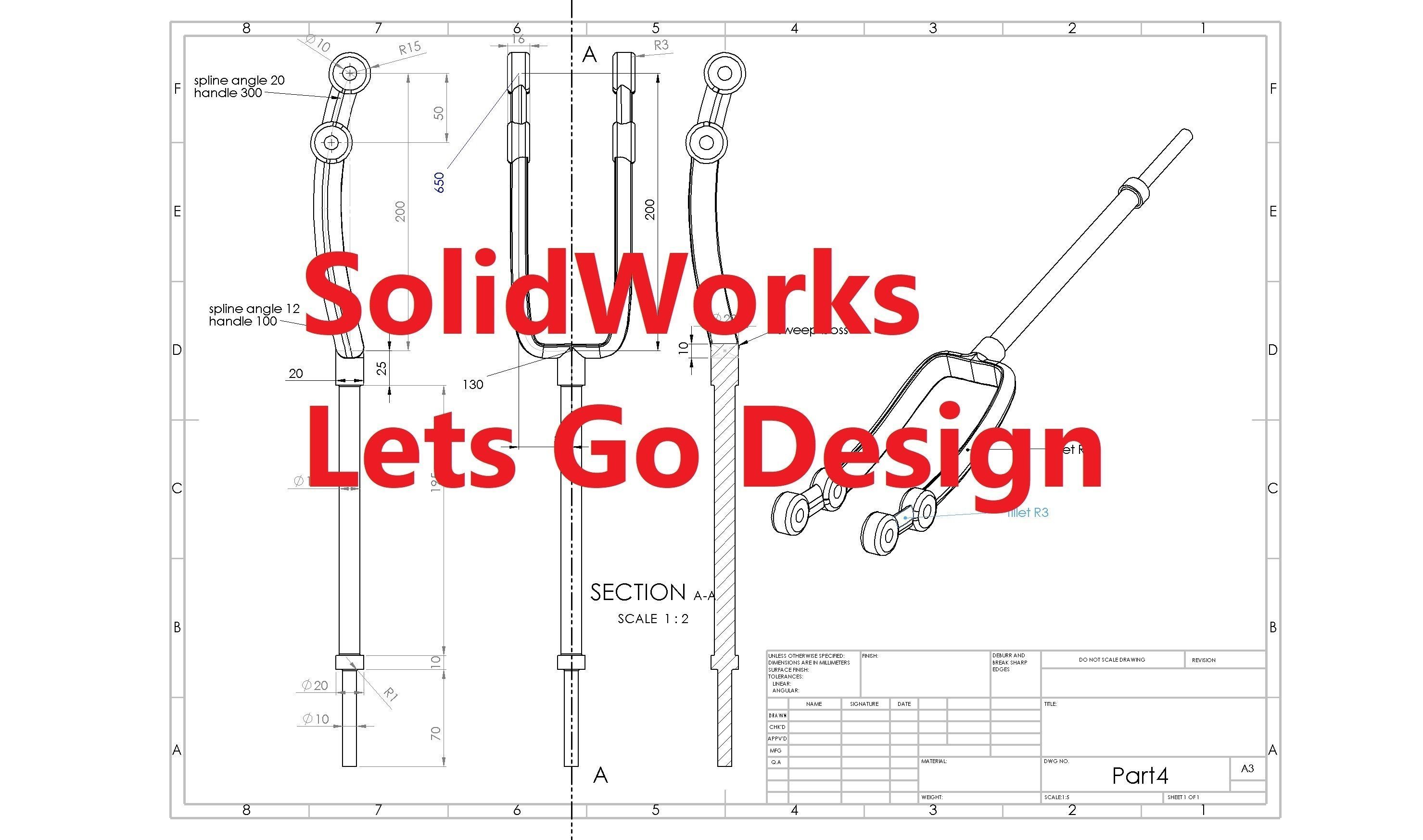 Mechanical Citrus Juicer Drawing files PDF 3D model_8