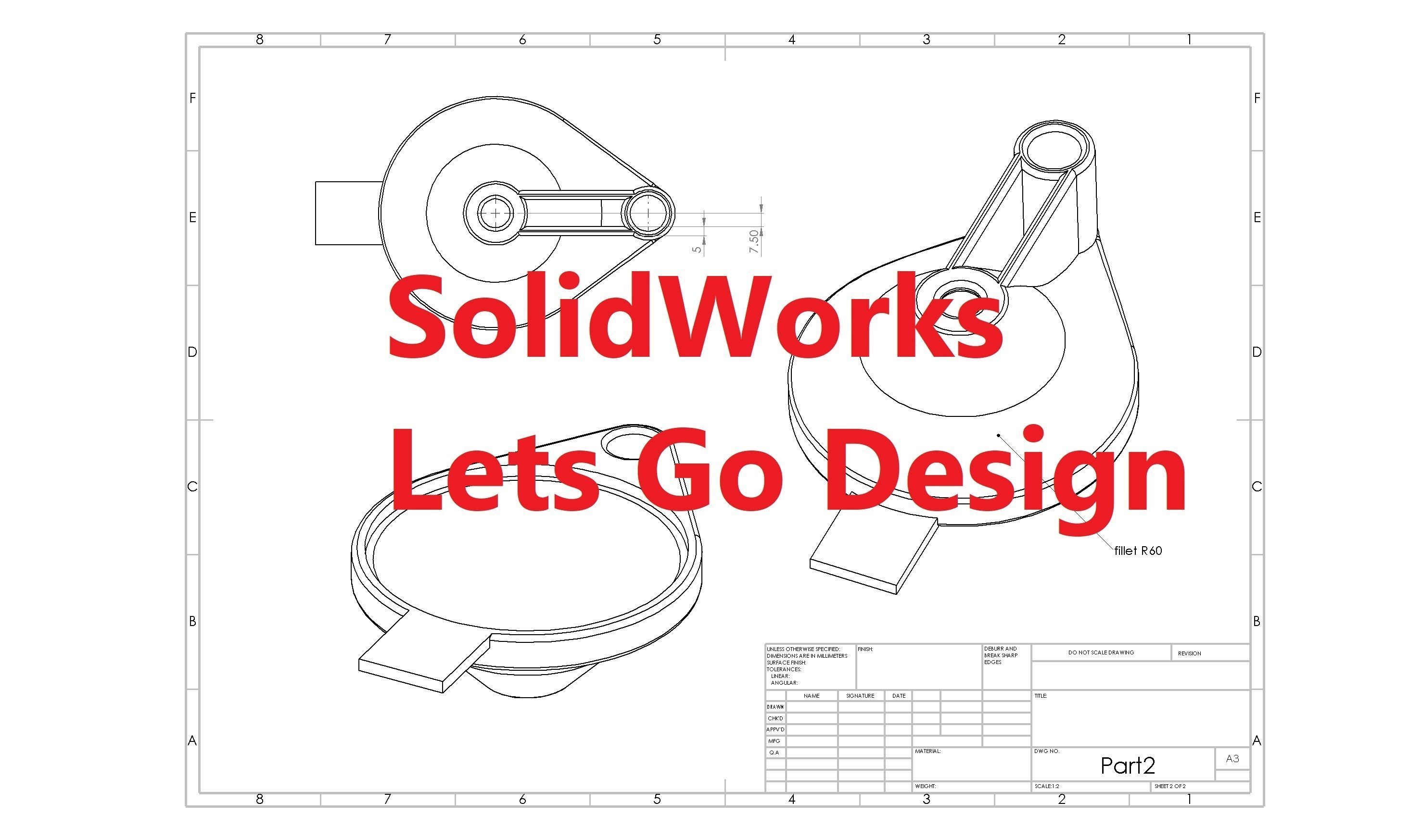 Mechanical Citrus Juicer Drawing files PDF 3D model_6