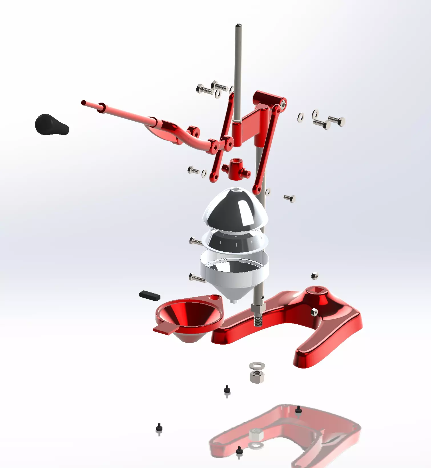 Mechanical Citrus Juicer Drawing files PDF 3D model_0