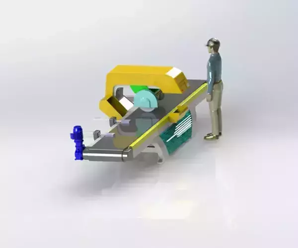 ful atomatic marble cutting machine 3D model