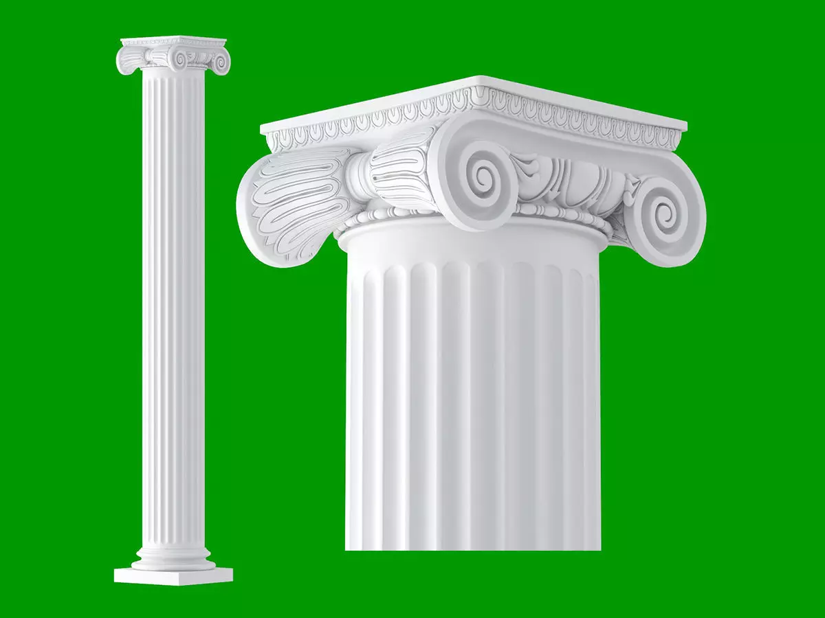 Roman Ionic 3D model_0