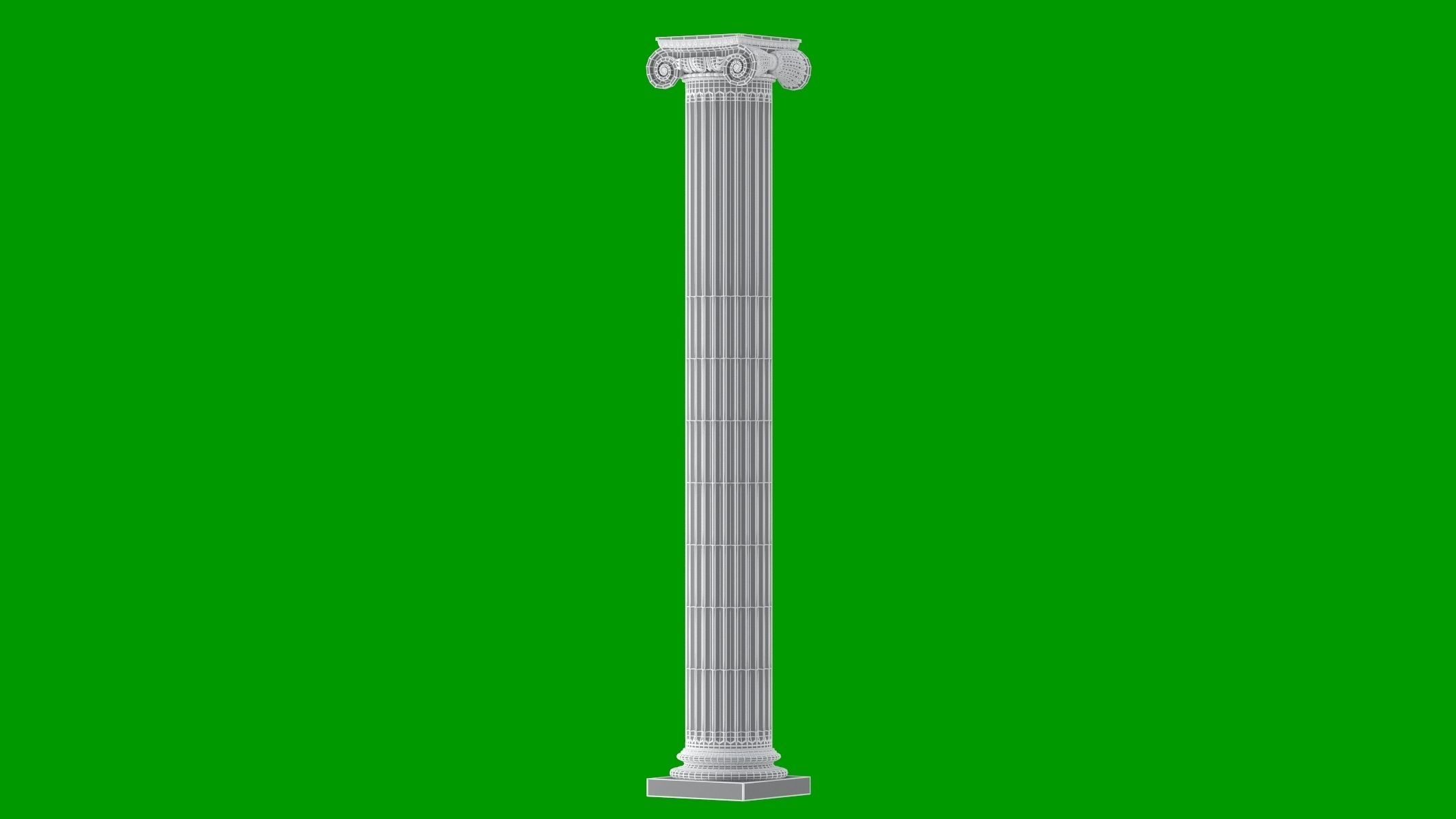 Roman Ionic 3D model_13