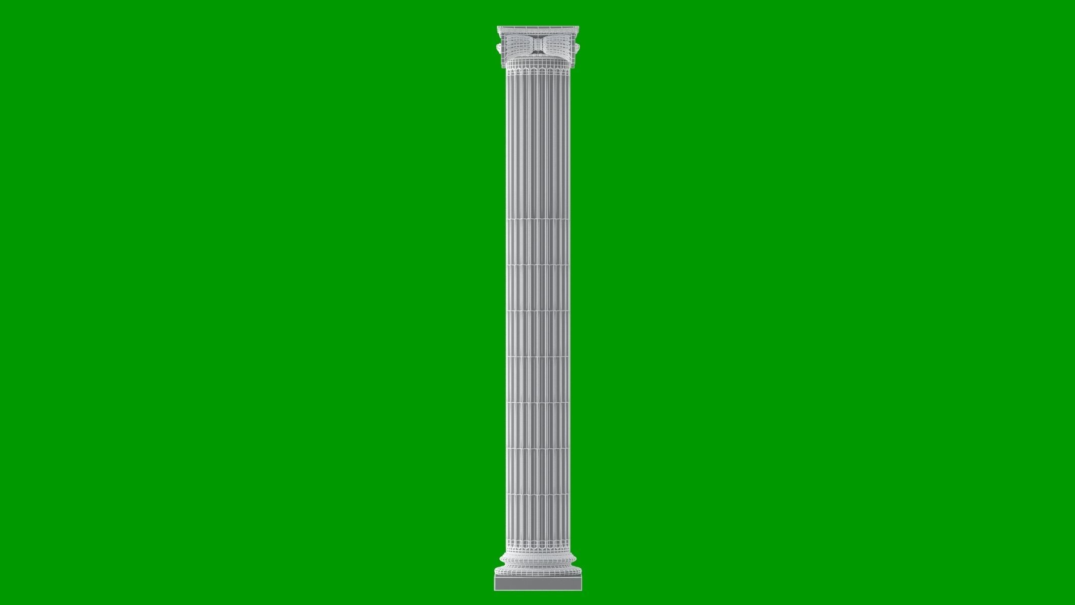 Roman Ionic 3D model_12