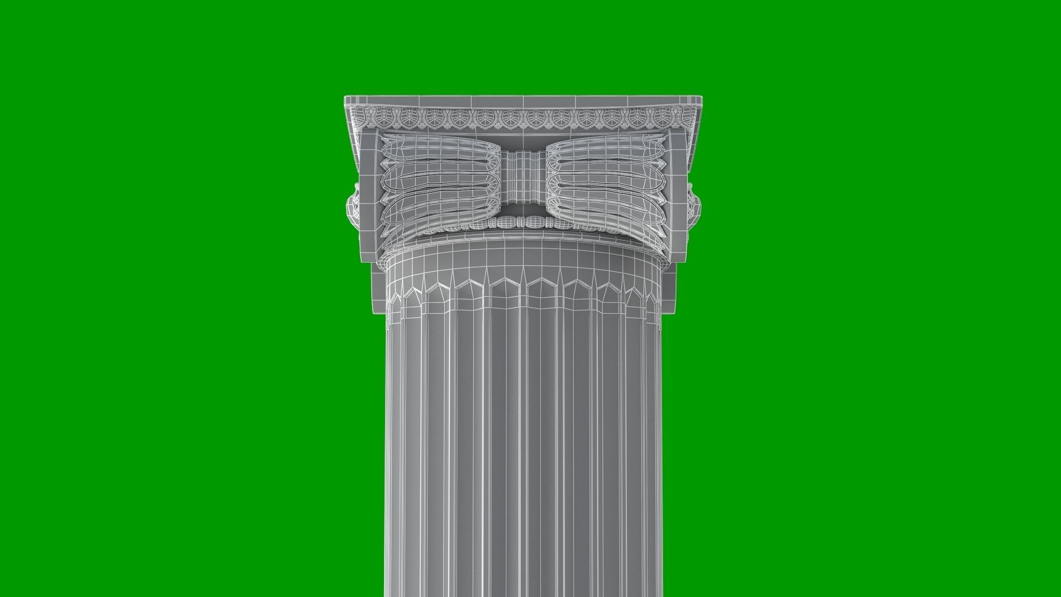 Roman Ionic 3D model_17