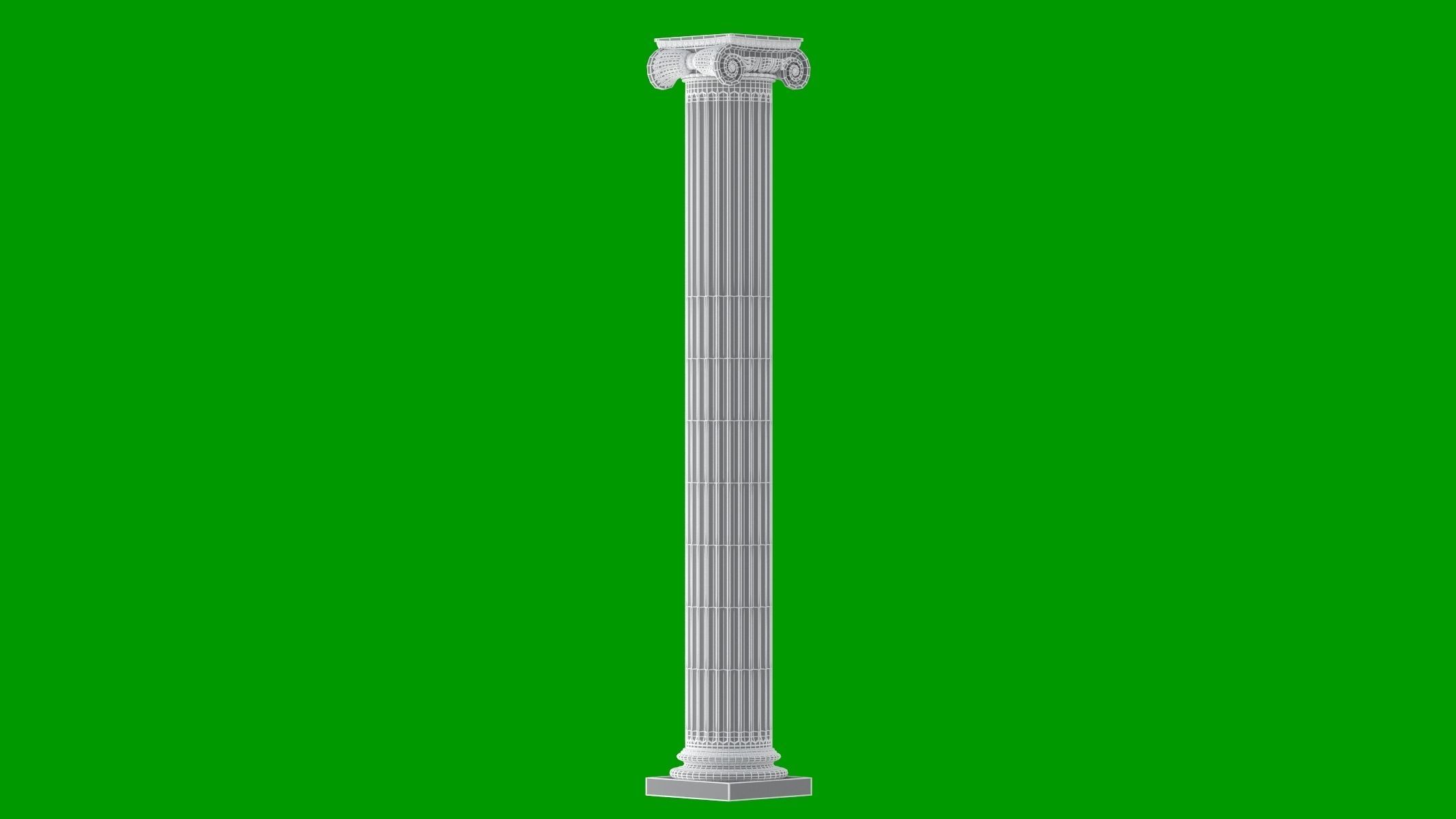 Roman Ionic 3D model_11