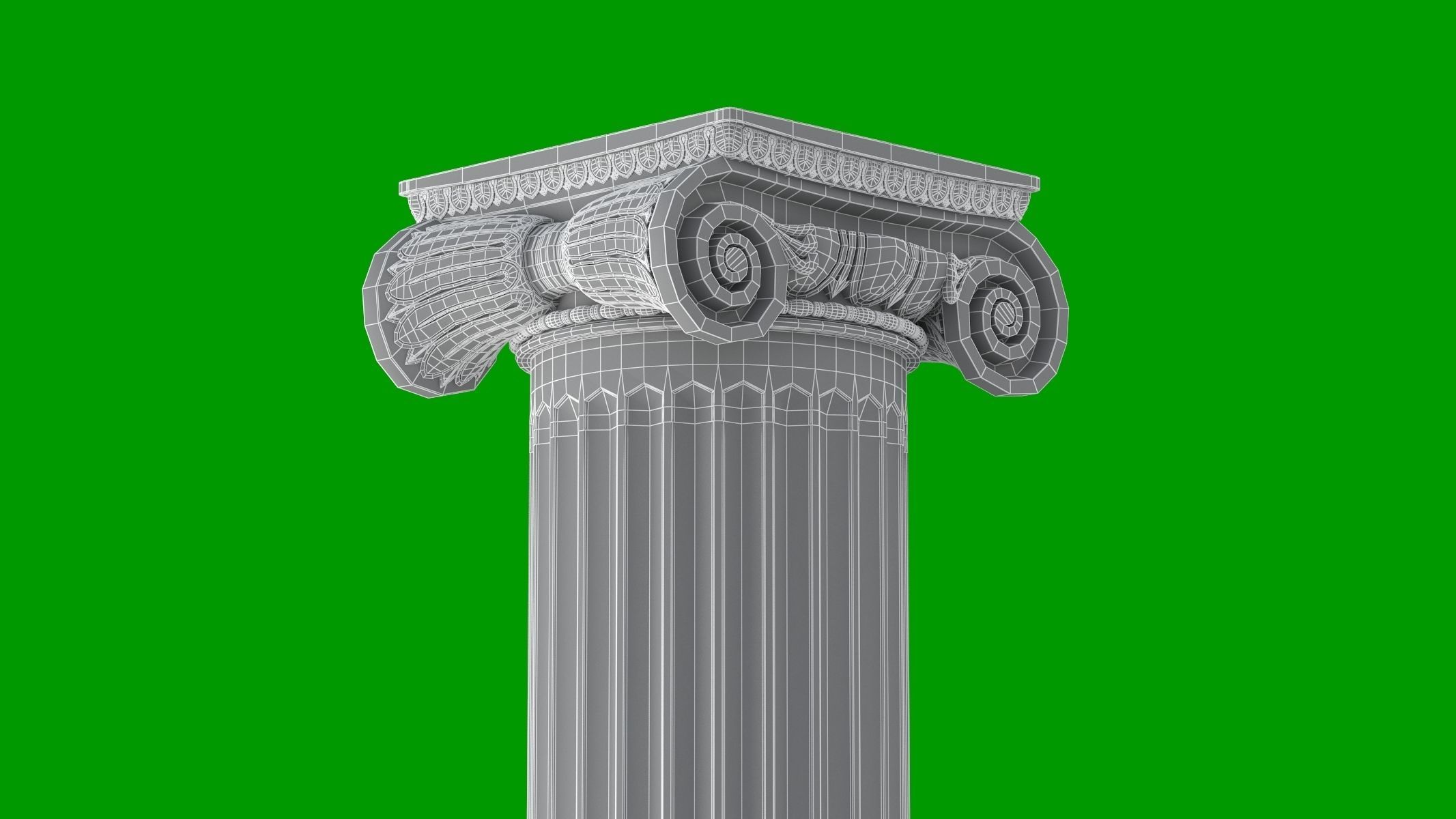 Roman Ionic 3D model_16