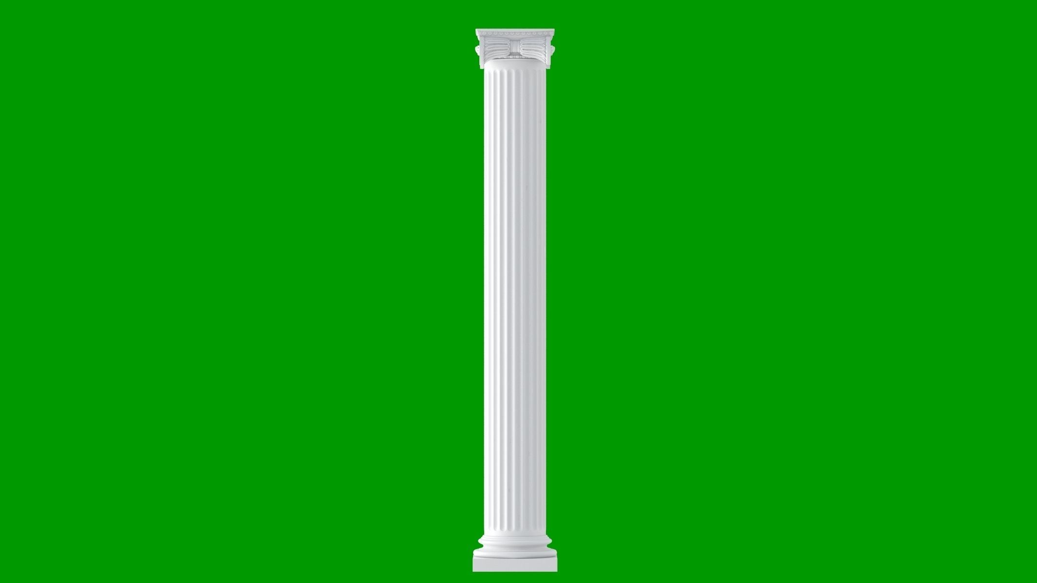 Roman Ionic 3D model_2
