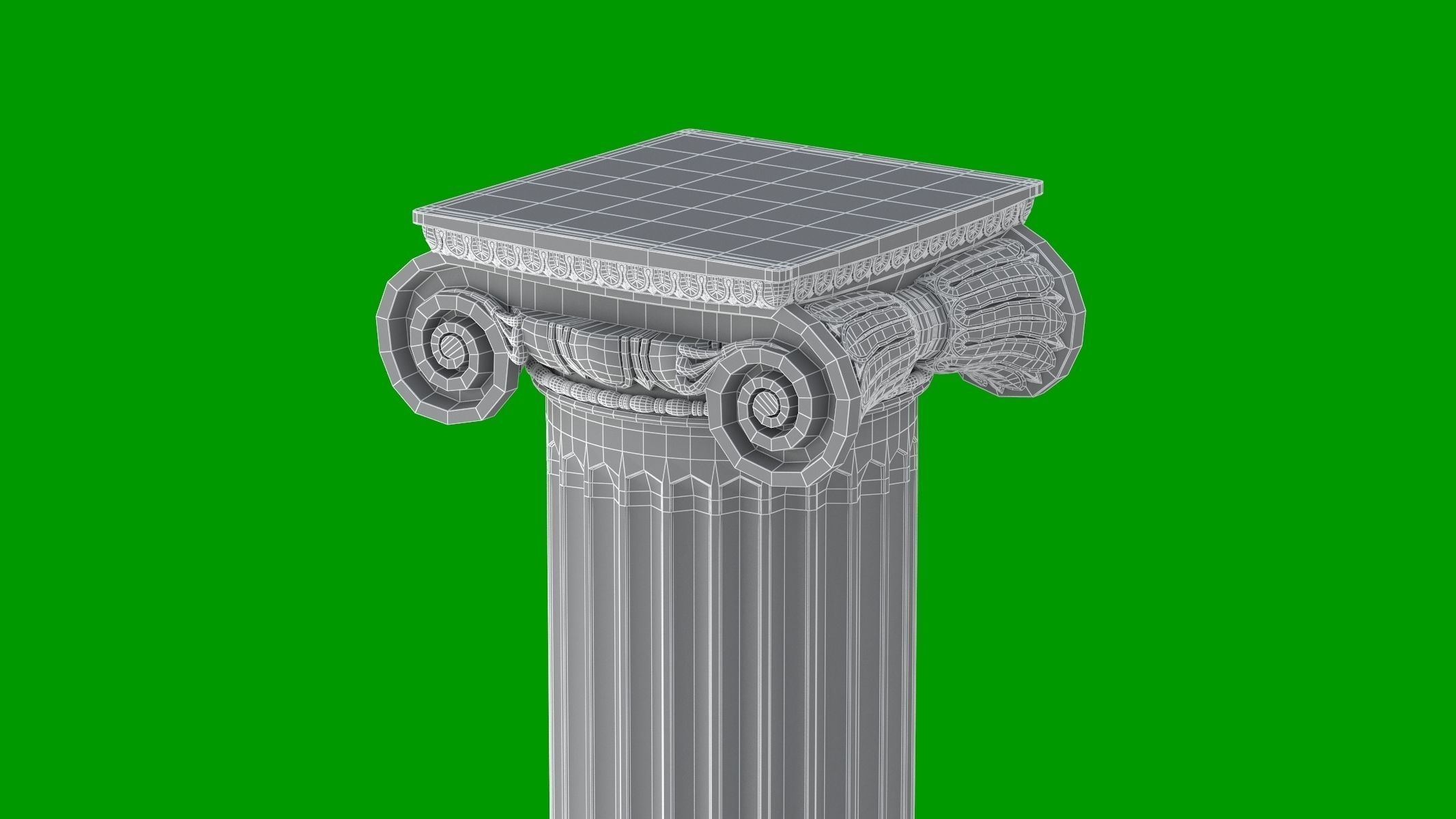 Roman Ionic 3D model_19