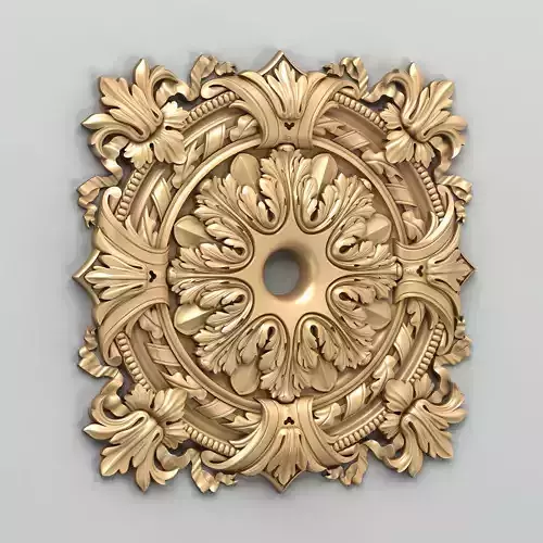Square rosette 012 3D model
