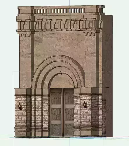Church Entrance Free 3D model