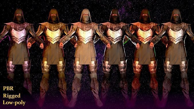 Ninja Low-poly 3D model