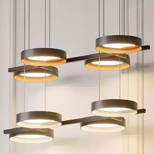 LIGHT GUIDE 4 RING PENDANT By SONNEMAN - A Way of Light