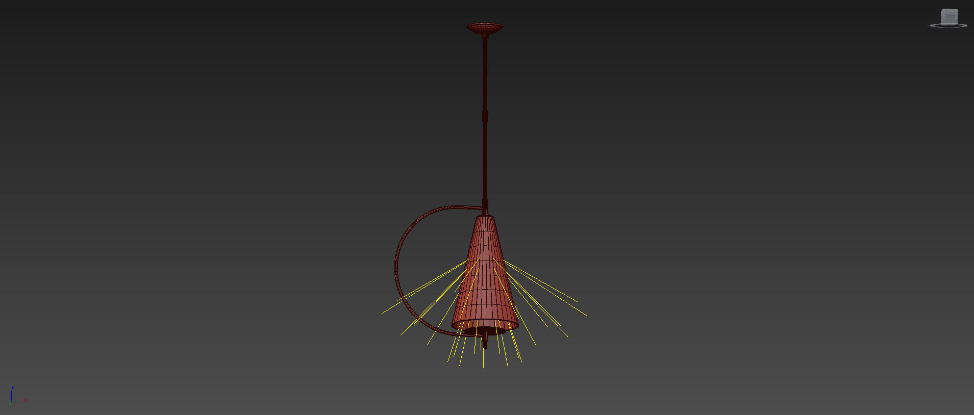 GESTURE PENDANT by Kelly Wearstler 3D model_3