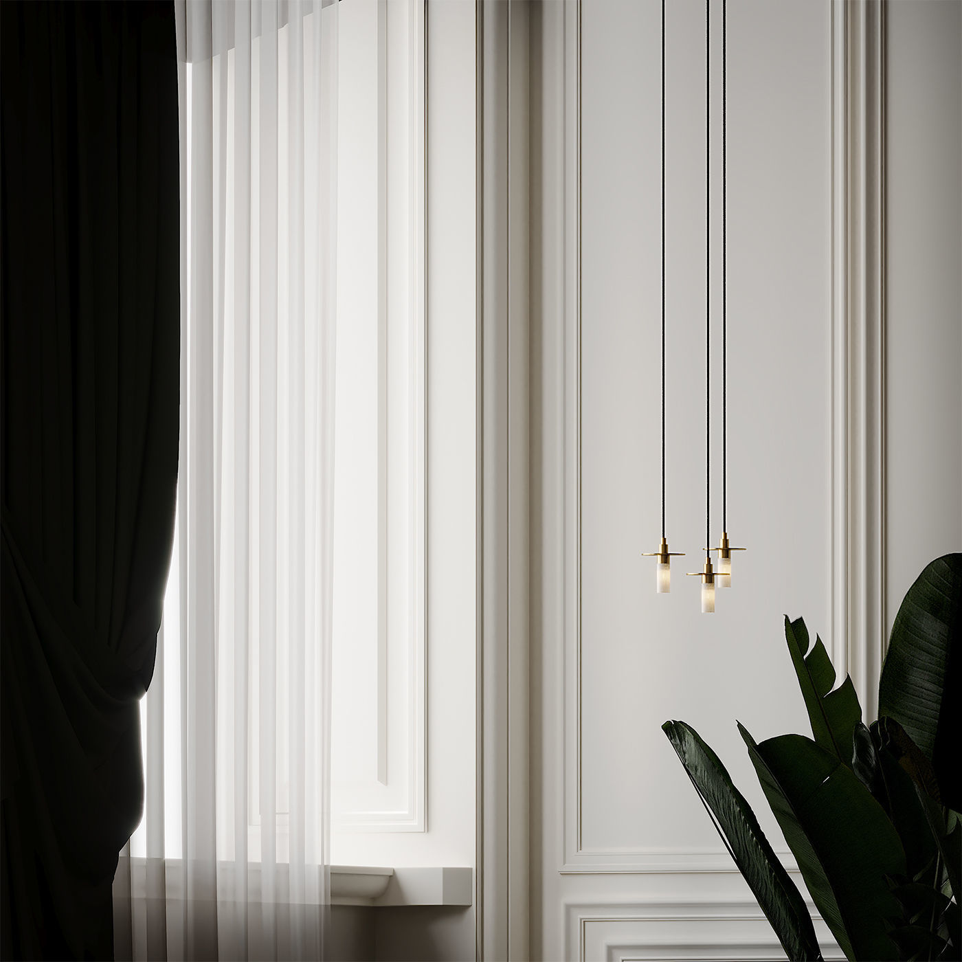 Rennes Pendant from Restoration Hardware 3D model_1