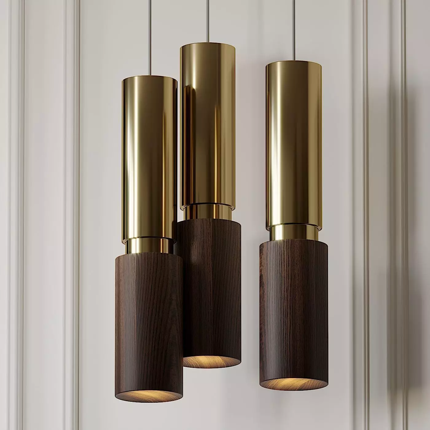 Amelia Black Pendant by David Pompa  3D model_0