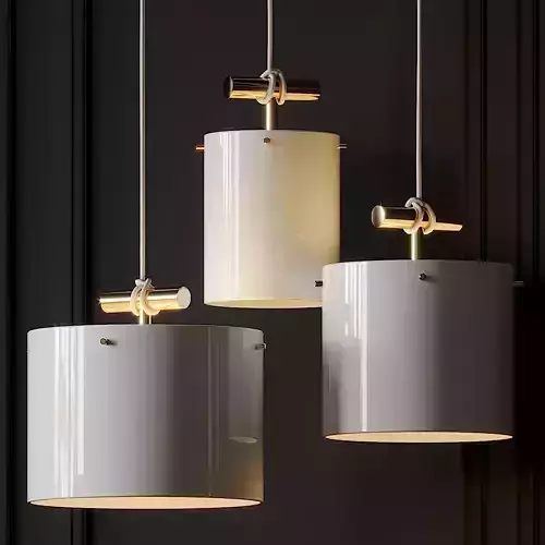 Castor Fresnel Pendant Lamp by 2Modern 3D model