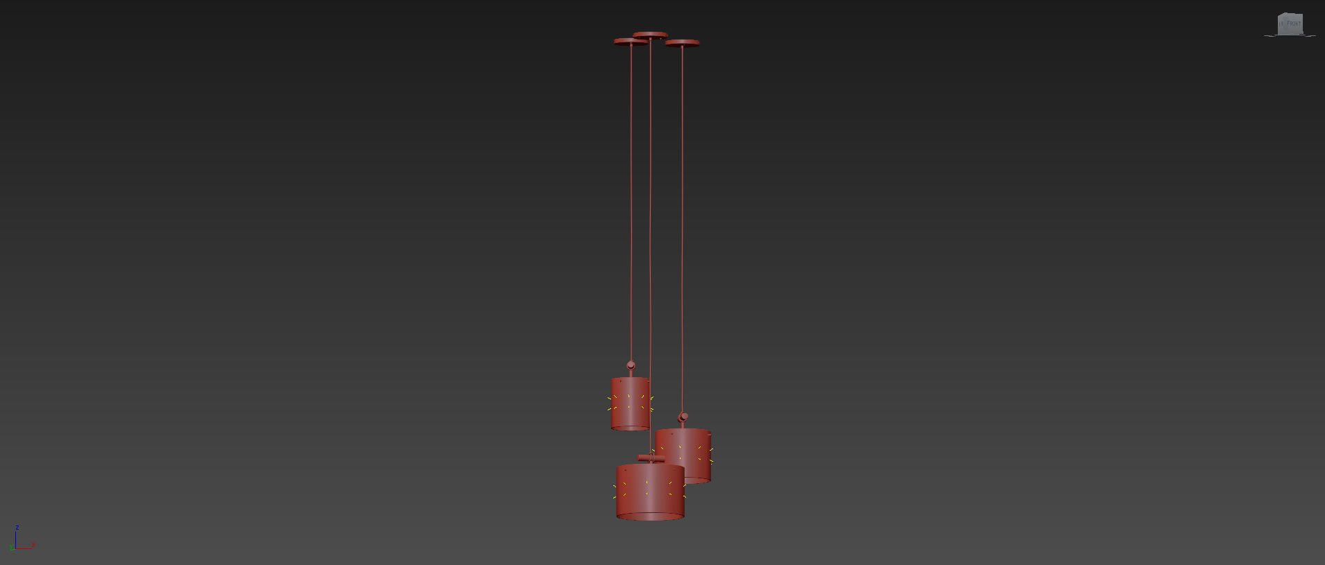 Castor Fresnel Pendant Lamp by 2Modern 3D model_10