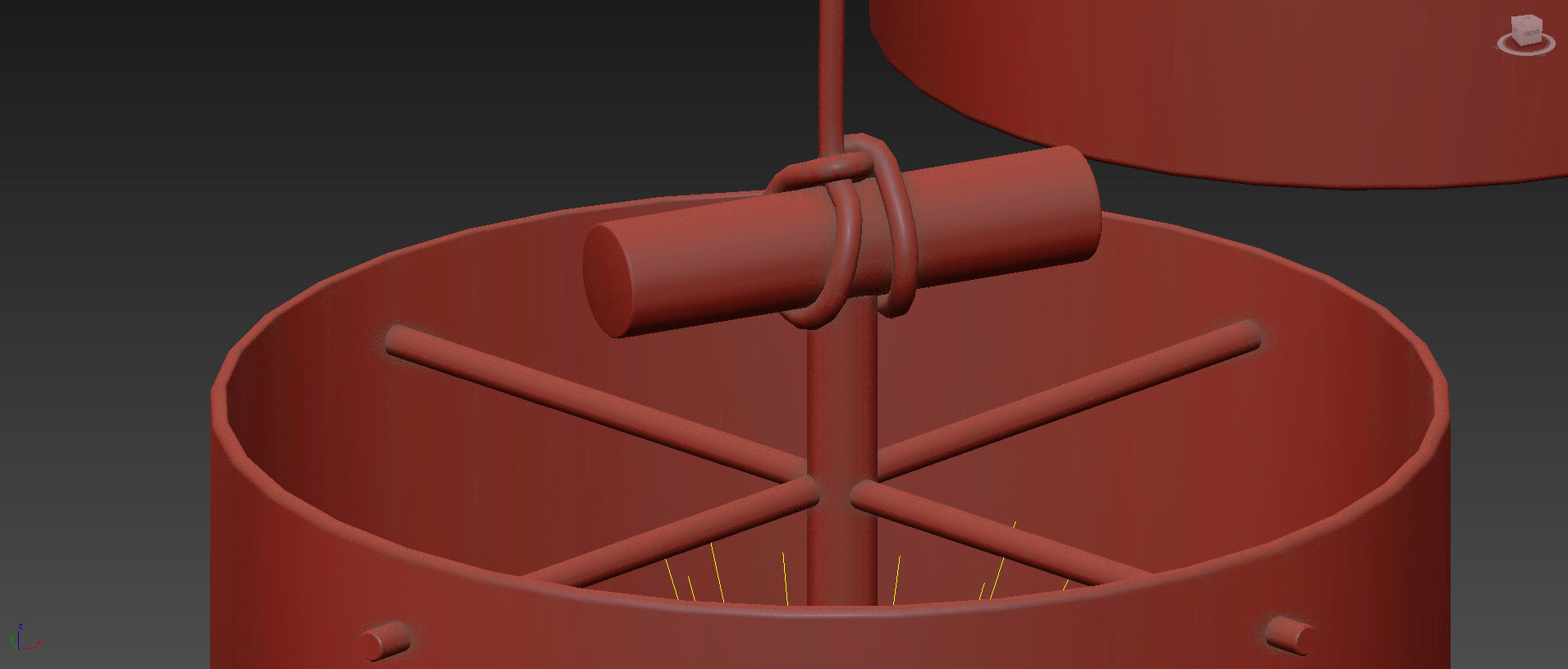 Castor Fresnel Pendant Lamp by 2Modern 3D model_5