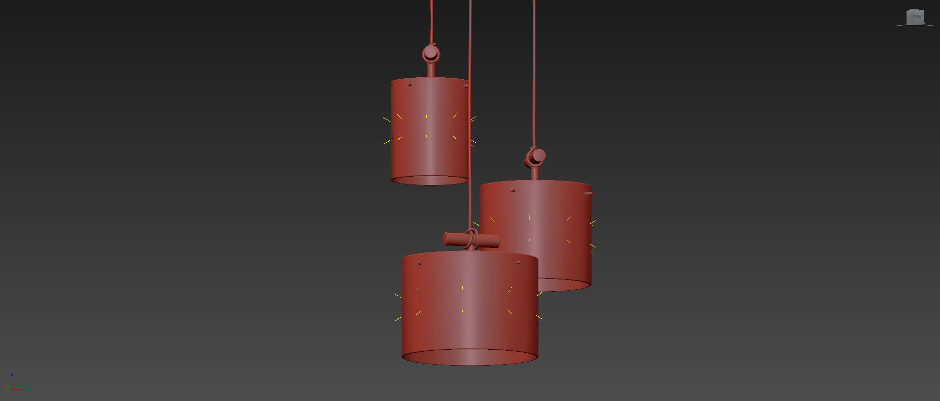 Castor Fresnel Pendant Lamp by 2Modern 3D model_9