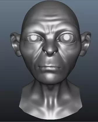 Gollum Blend Shapes 3D model_0