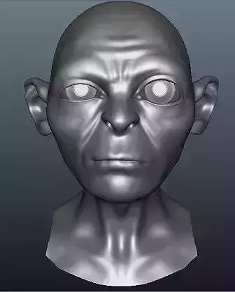 Gollum Blend Shapes 3D model