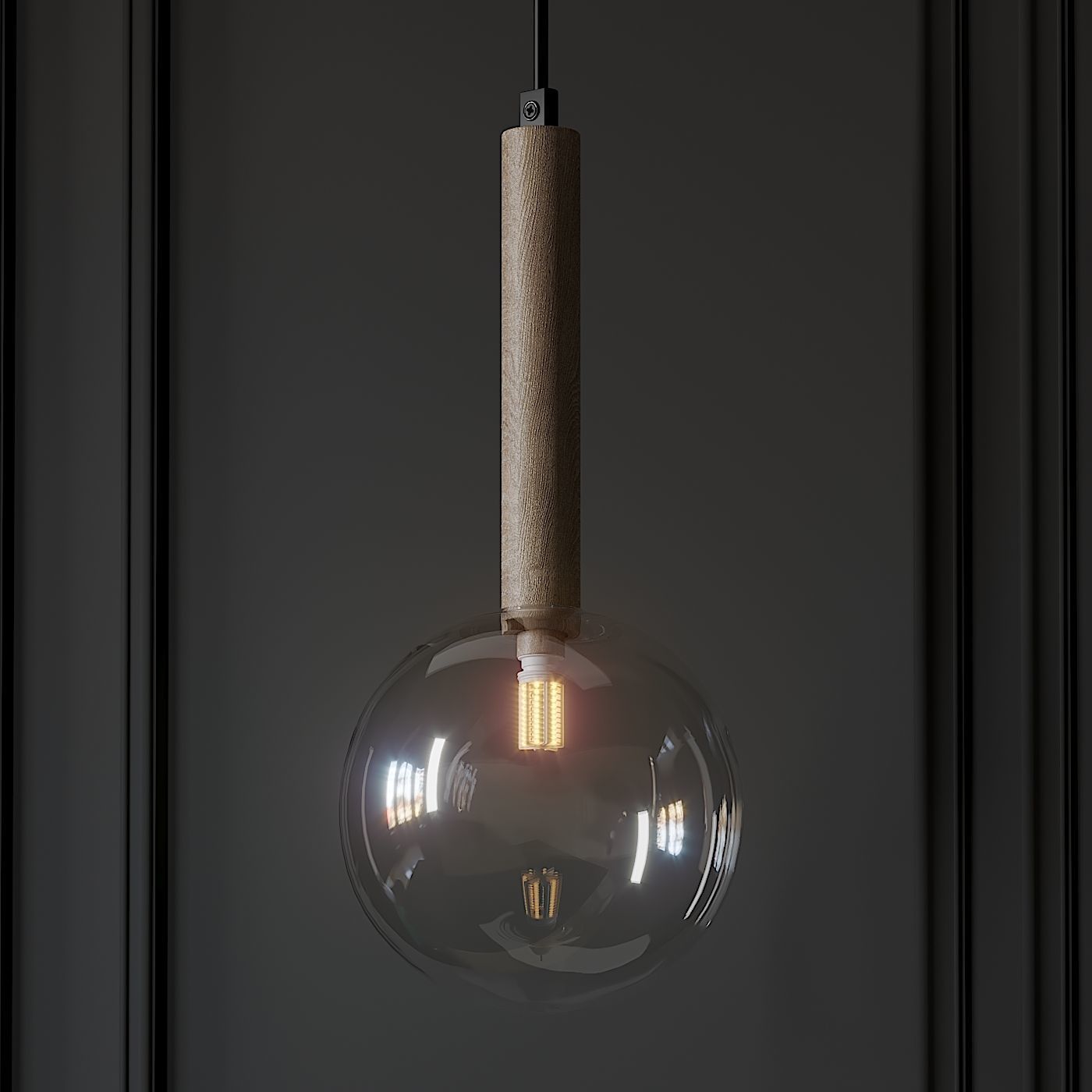 Wood Ball 15 by ASAF WEINBROOM 3D model_1