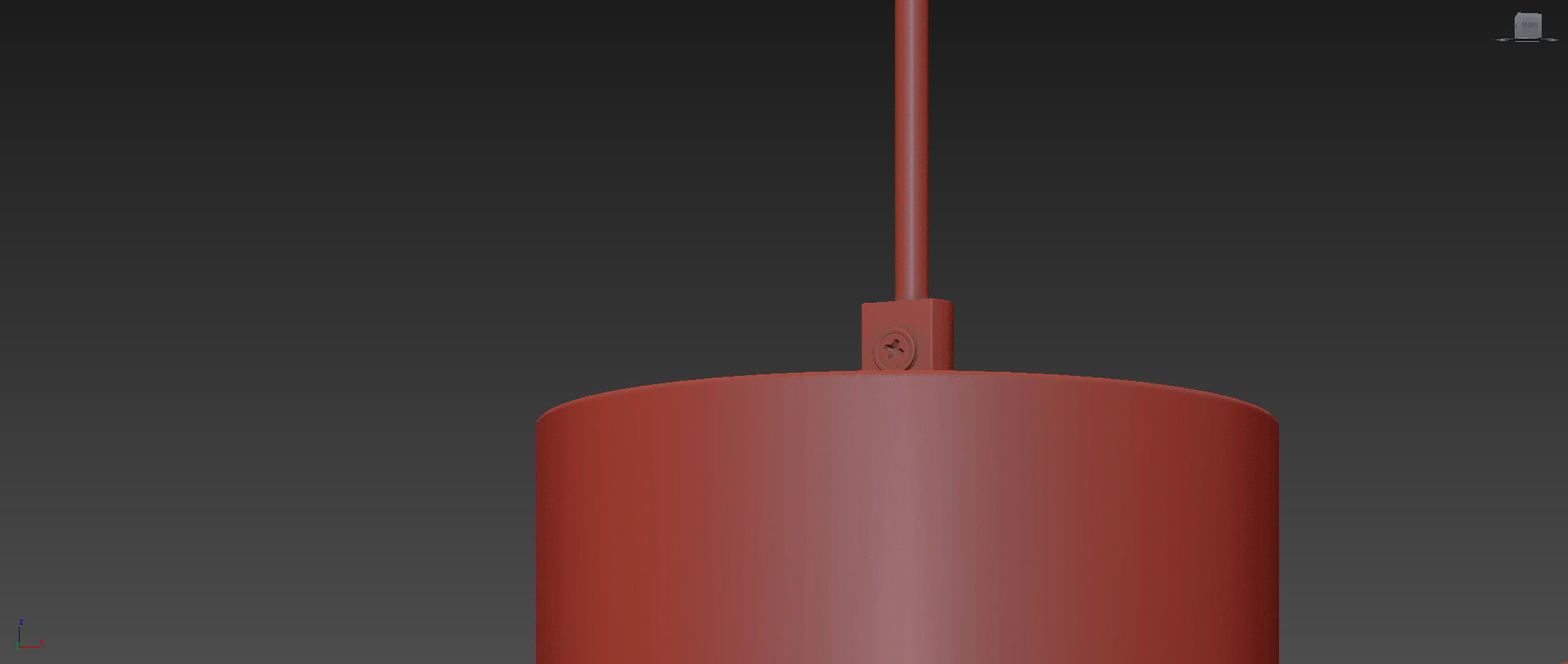 Hanging Small Cone Spot half black ASAF WEINBROOM 3D model_7