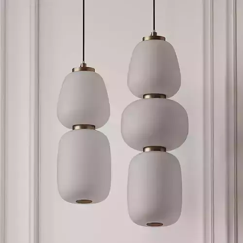 Soji 3 and 2 Light LED Mini Pendant By ET2 Lighting