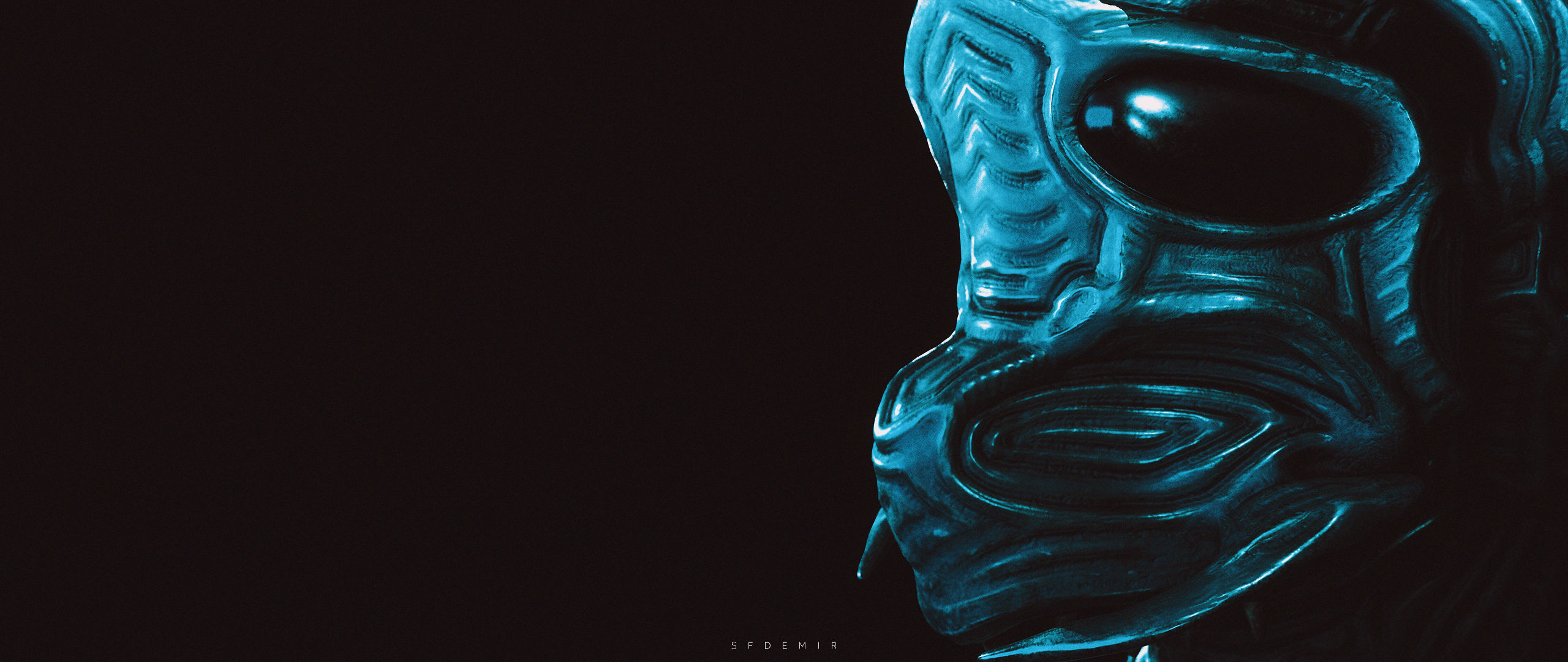 Anstrasza alien head 3D model_6