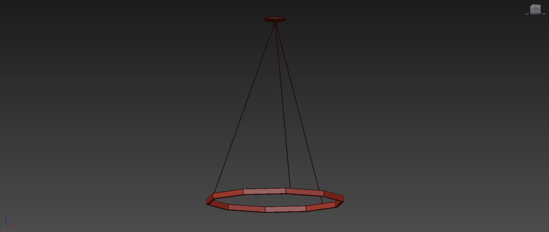 Midnight LED Pendant By Resident 3D model_7
